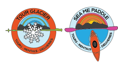 Tour Glacier and Sea Me Paddle Logos