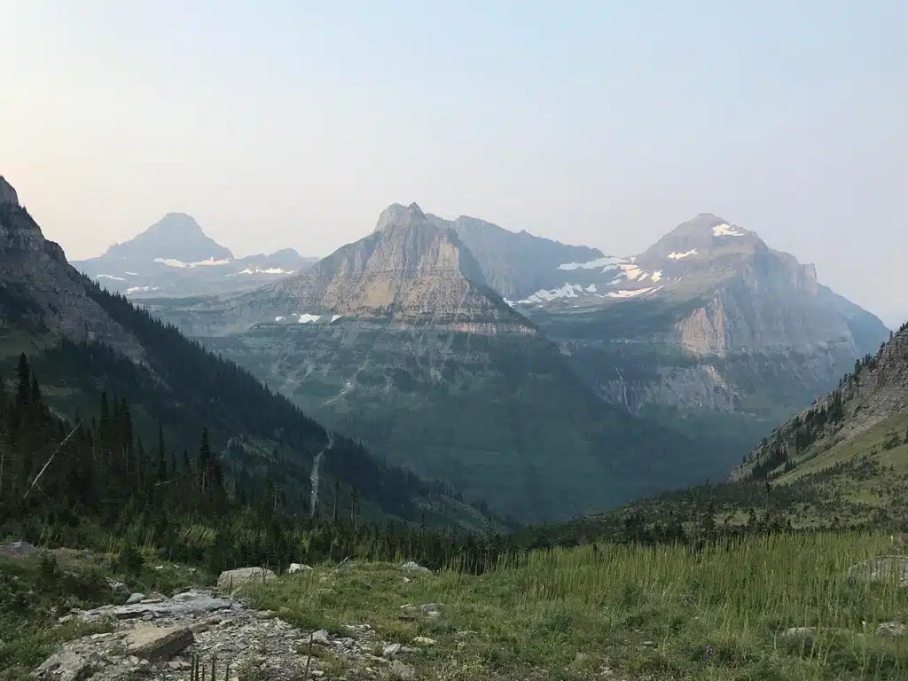 Expansive views from Highline Trail in Montana