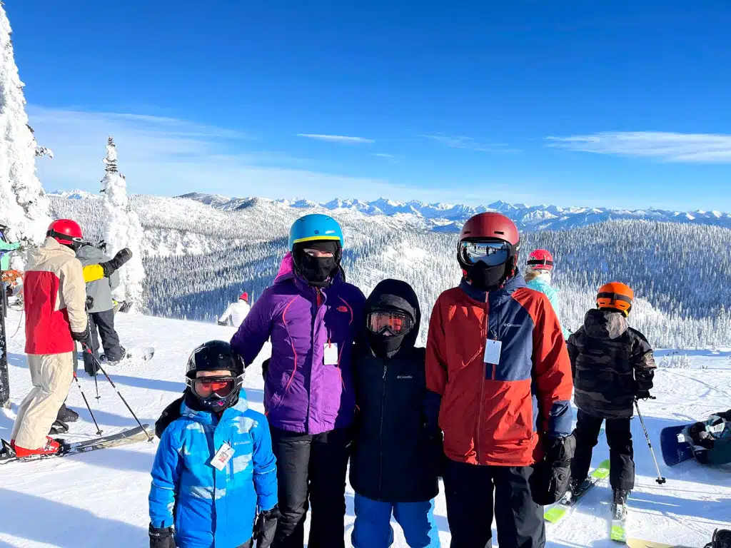Family skiing at Whitefish Mountain Resort