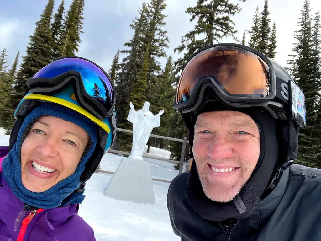 Jesus Statue at Whitefish Mountain Resort