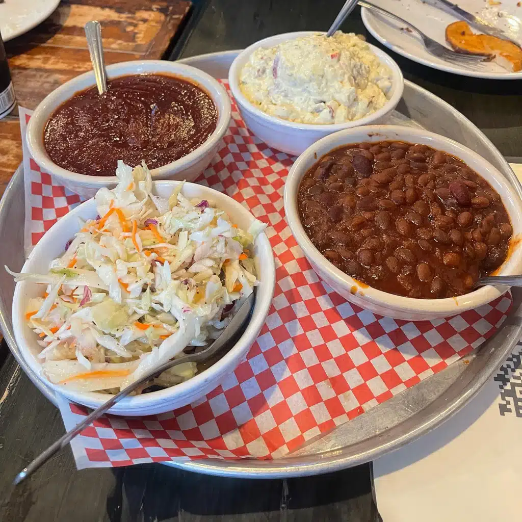 Sides at piggyback BBQ