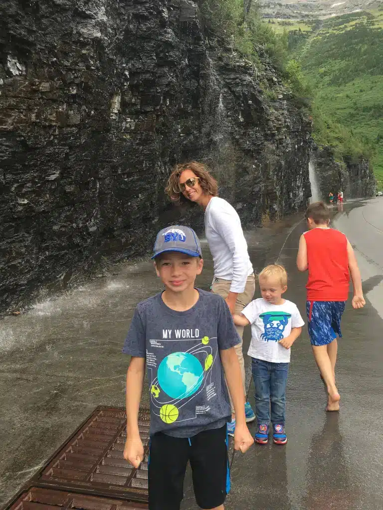 Weeping Wall in Glacier National Park
